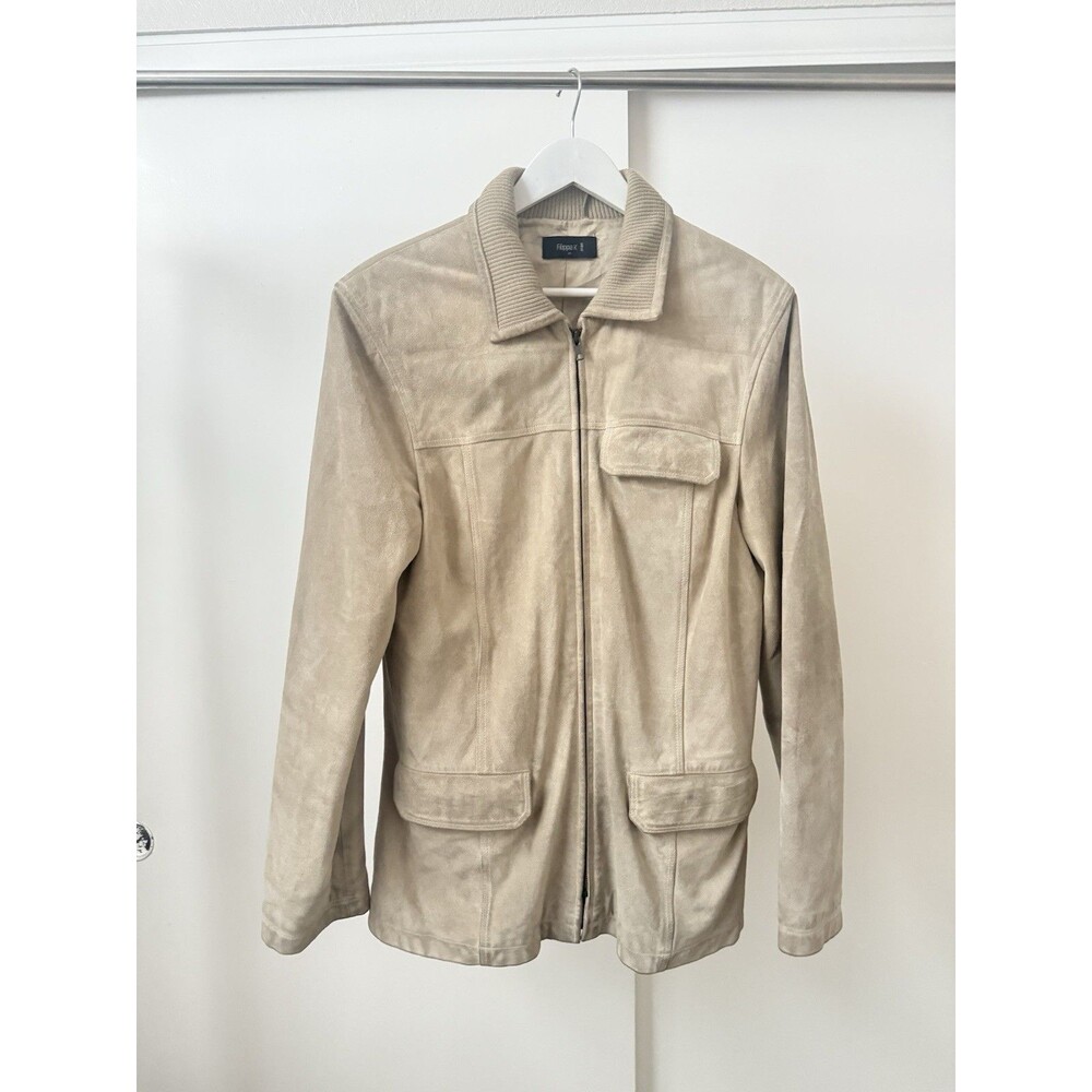 Filippa K Man - Suede Utility Jacket – Light Tan/Beige